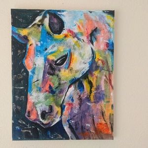 Photo print of Horse face painting Wallart
